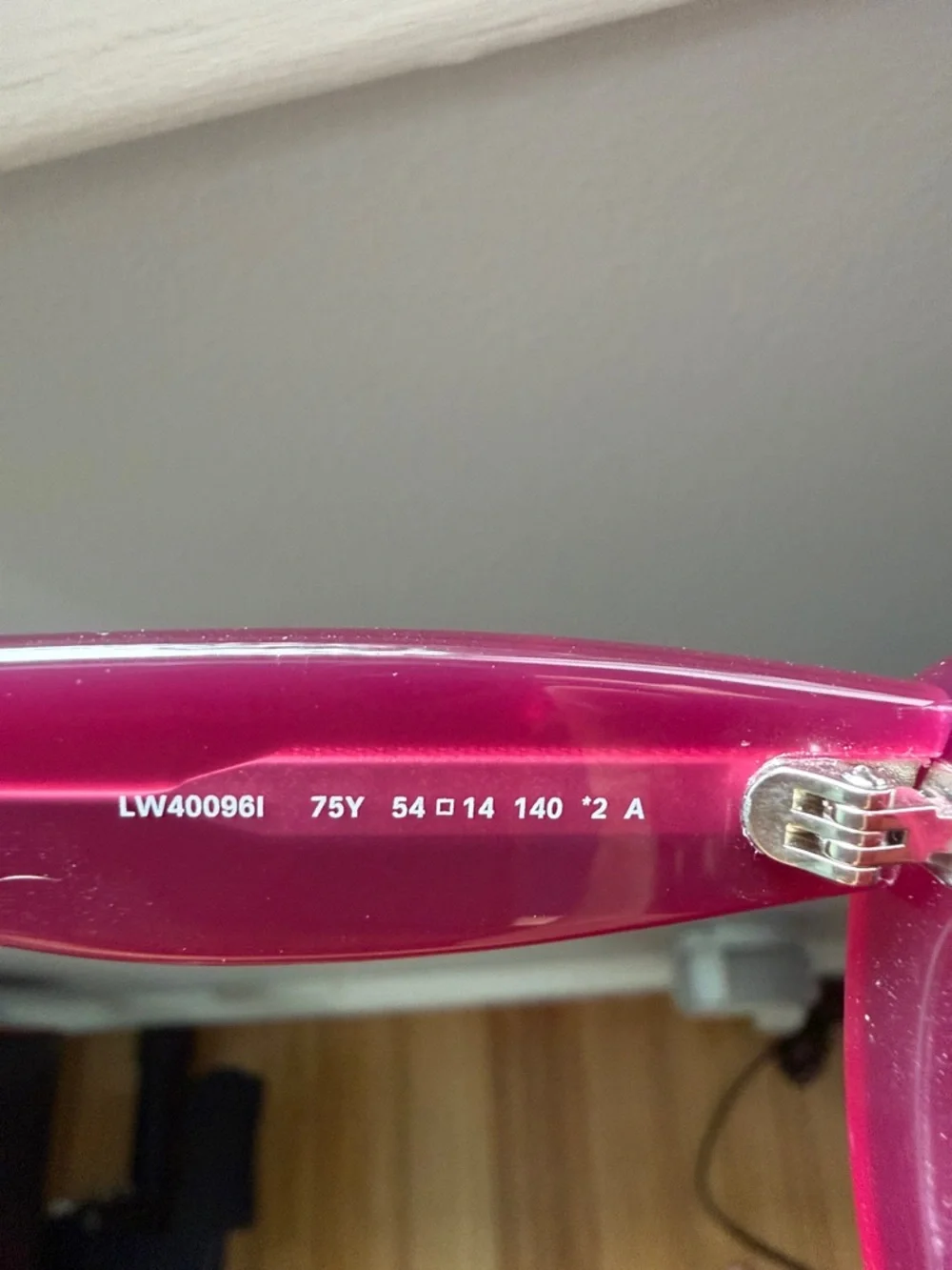 Loewe Hot Pink Cat-Eye Sunglasses